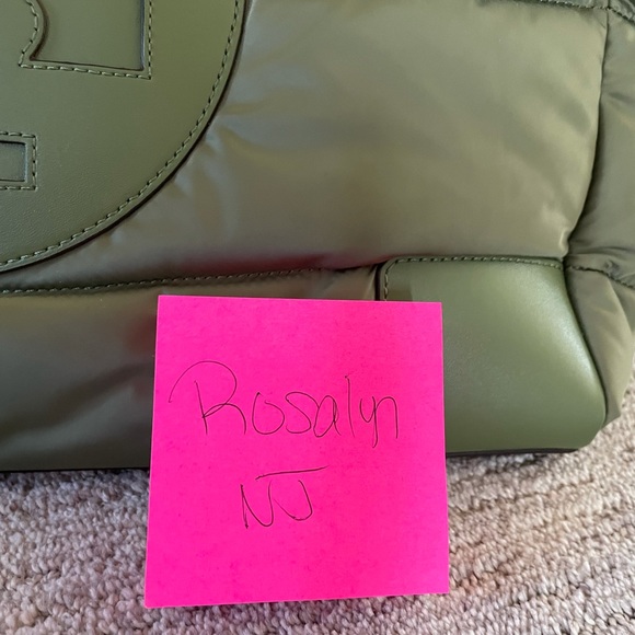 Tory Burch Ella puffer handbag tote NWT SOLD OUT COLLR - Picture 2 of 5